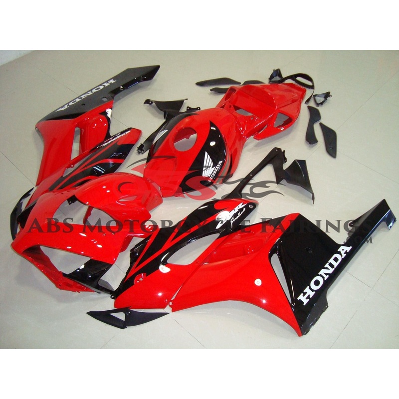 Honda CBR1000RR (2004-2005) Red & Black Fireblade Fairings No Seat Cowl No Bolt Kit No Tank