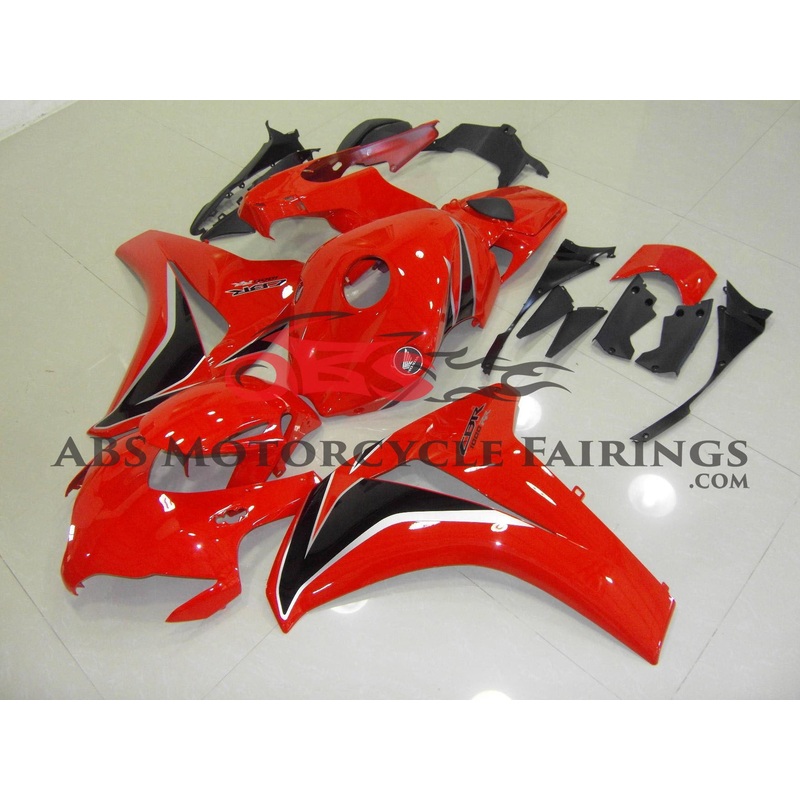 Honda CBR1000RR (2008-2011) Red, Black, Gray Fairings No Seat Cowl No Bolt Kit No Tank