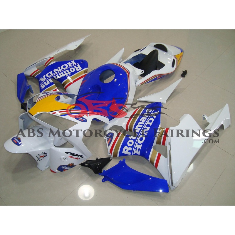 Honda CBR600RR (2003-2004) White & Blue Rothmans Fairings No Seat Cowl No Bolt Kit No Tank