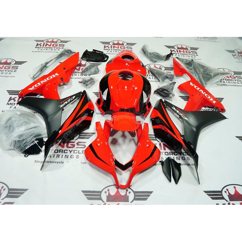 Honda CBR600RR (2007-2008) Red, Black Fairings No Seat Cowl No Bolt Kit No Tank
