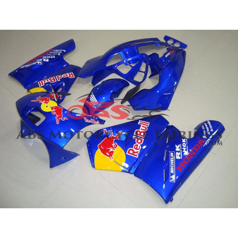 Red Bull Blue 1989 Honda NSR250R MC18 Red Bull Blue Clear (Injection Mold) Select Bolt Kit