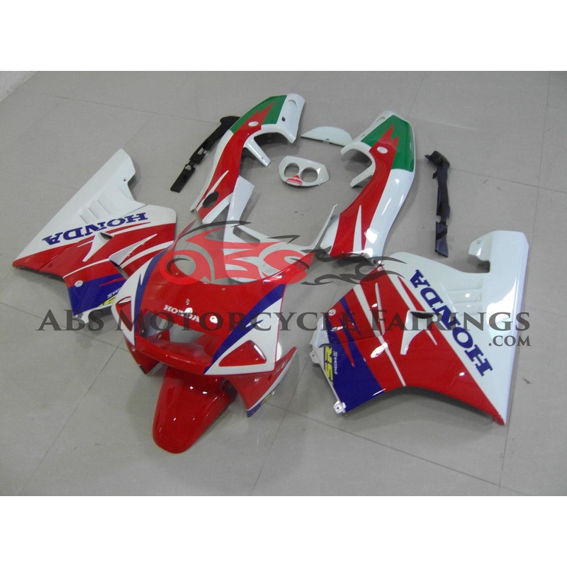 Red White & Green 1994 Honda NSR250R MC28 Red White & Green Clear (Injection Mold) Select Bolt Kit