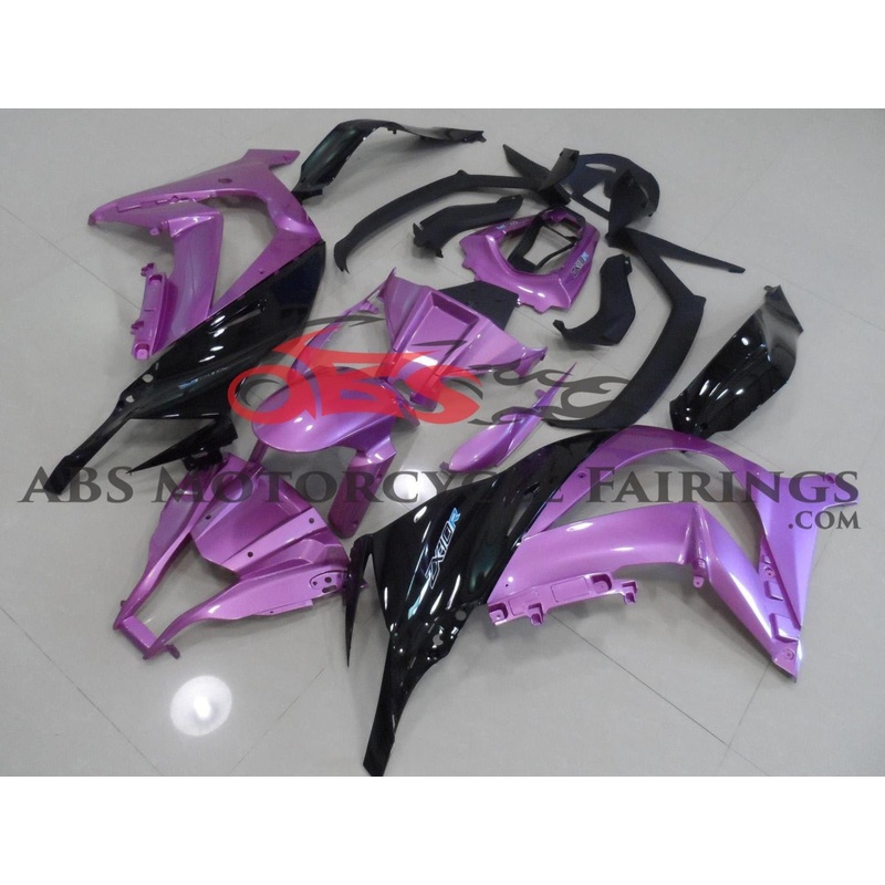 Fairing kit for a Kawasaki ZX10R (2011-2015) Purple & Black No Seat Cowl No Bolt Kit No Tank