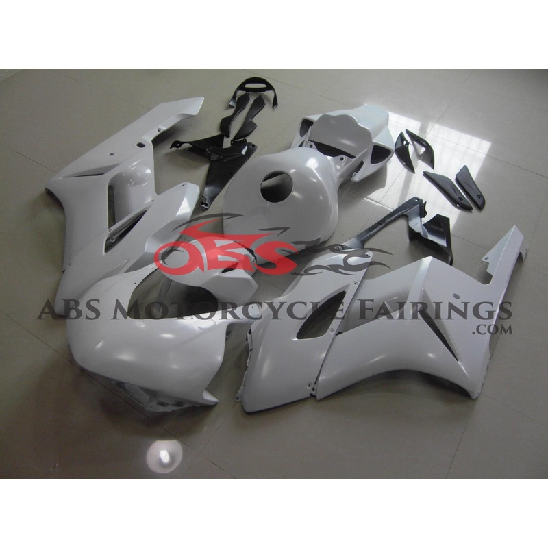 Honda CBR1000RR (2004-2005) All White Race Fairings No Seat Cowl No Bolt Kit No Tank