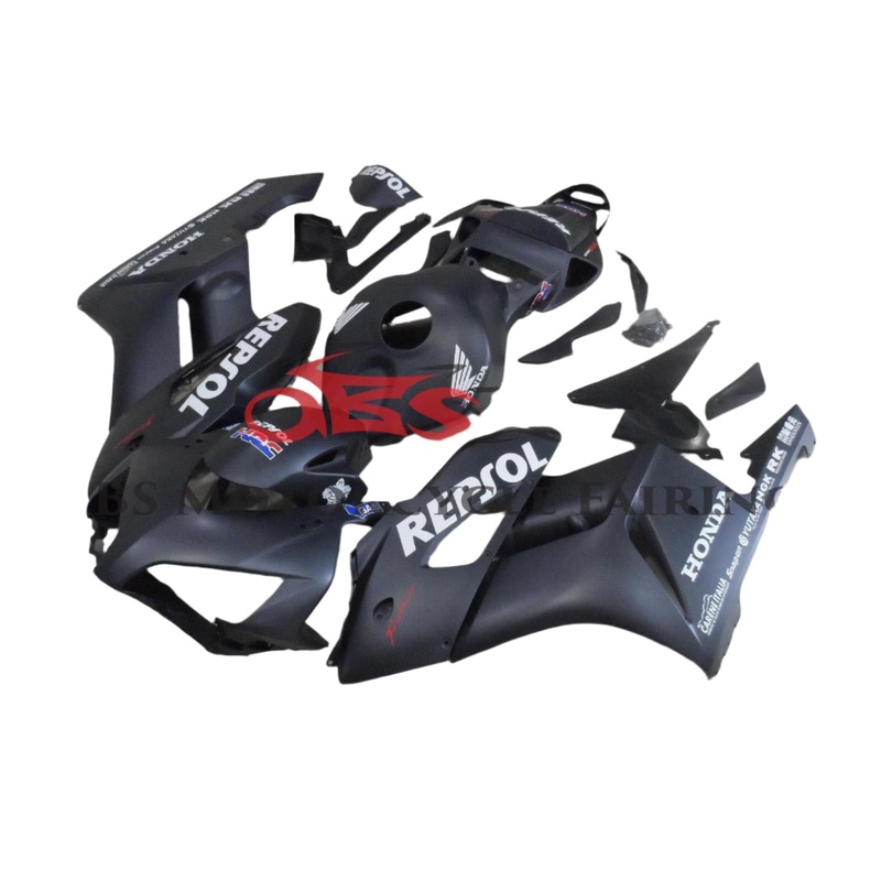 Honda CBR1000RR (2004-2005) Matte Black Repsol Fairings No Seat Cowl No Bolt Kit No Tank