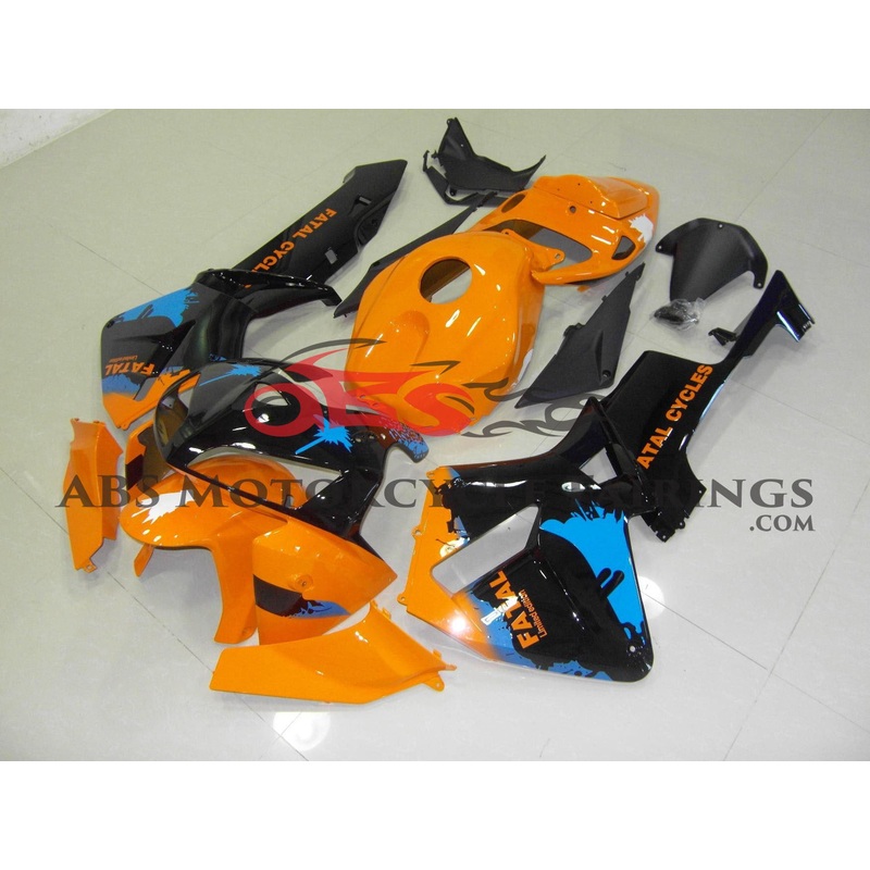 Honda CBR600RR (2005-2006) Orange & Black Limited Edition Fairings No Seat Cowl No Bolt Kit No Tank