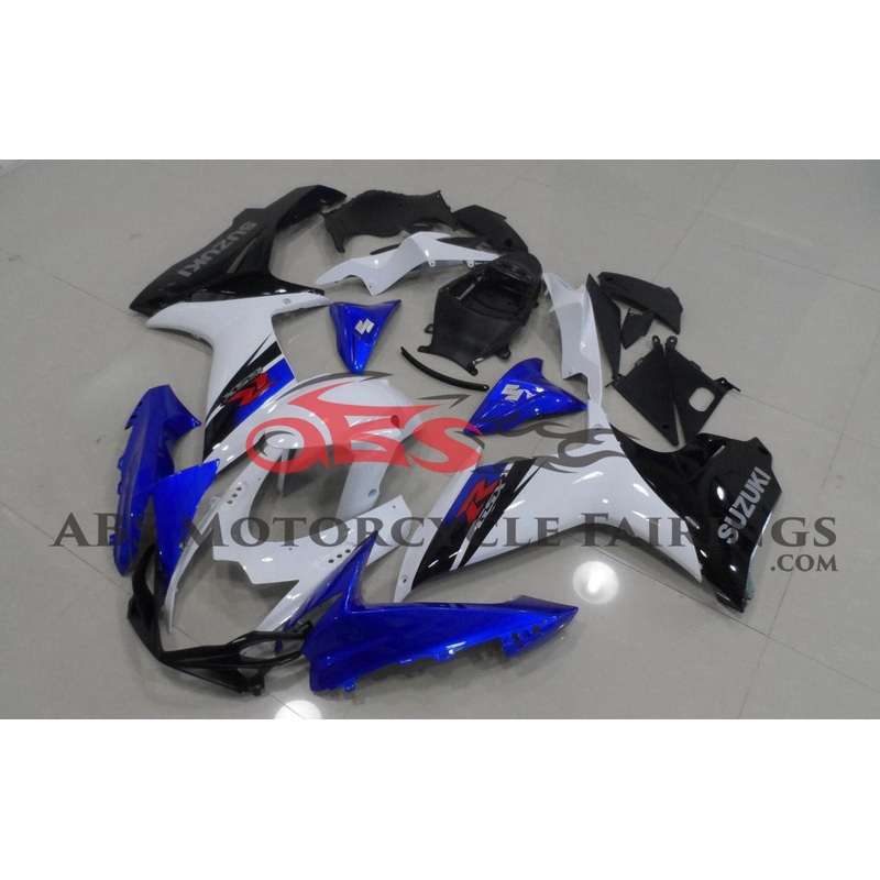 Suzuki GSXR750 (2011-2023) Blue, White, Black Fairings No Seat Cowl No Bolt Kit No Tank