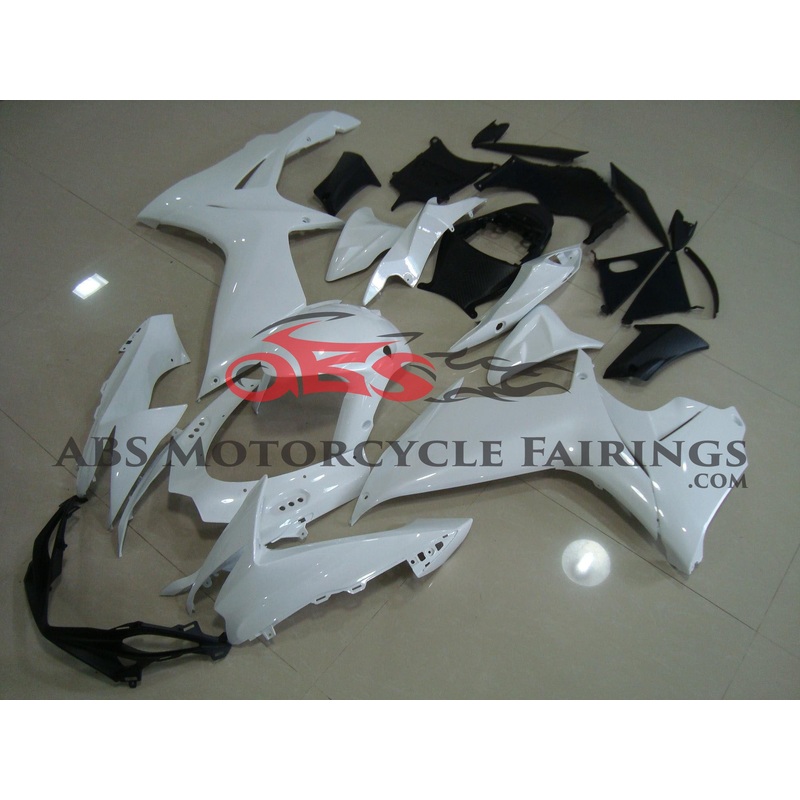 Suzuki GSXR750 (2011-2023) Gloss White Fairings No Seat Cowl No Bolt Kit No Tank