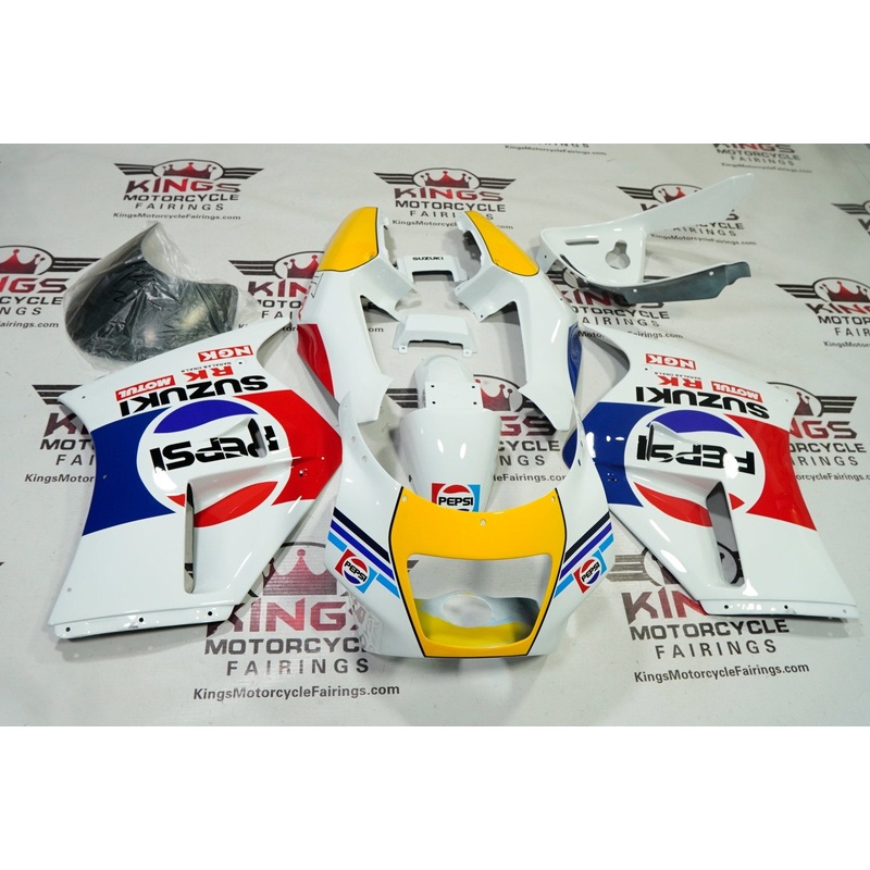 Suzuki RGV250 VJ21 White Pepsi Fairings Pepsi White Smoked (Compressed) Select Bolt Kit