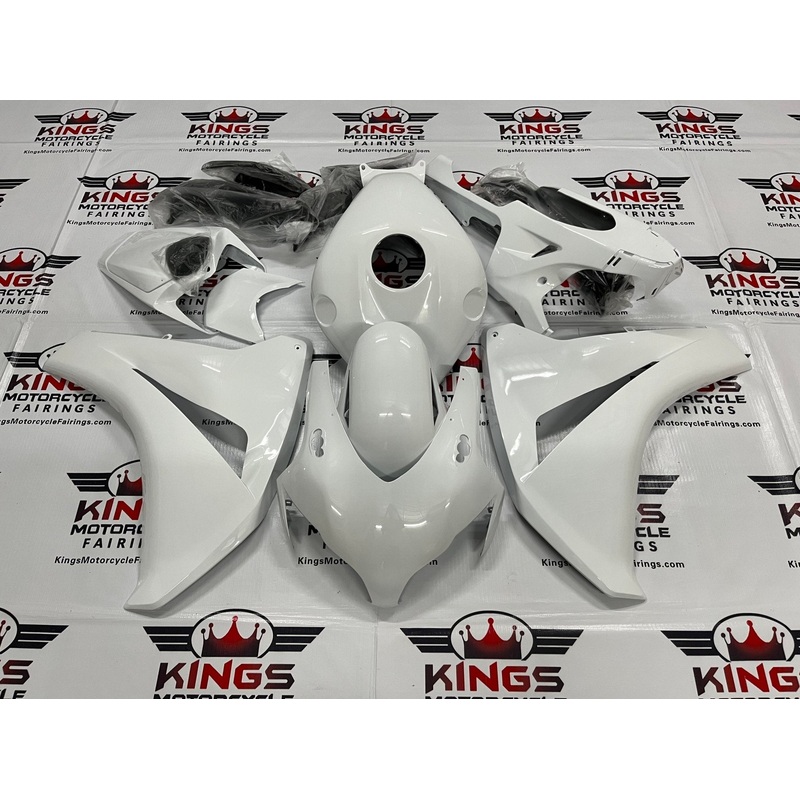 Honda CBR1000RR (2008-2011) White Fairings No Seat Cowl No Bolt Kit No Tank