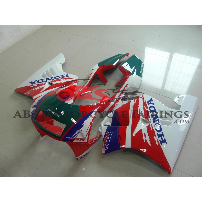 HRC Red White & Green 1990-1993 Honda NSR250R MC21 HRC Red White & Green Clear (Injection Mold) Select Bolt Kit