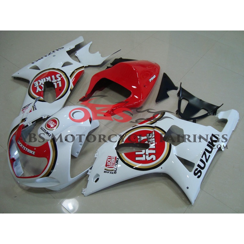 Lucky Strike Singal Seat 2000-2003 GSXR750 Lucky Strike Singal Seat Clear (Injection Mold) Select Bolt Kit