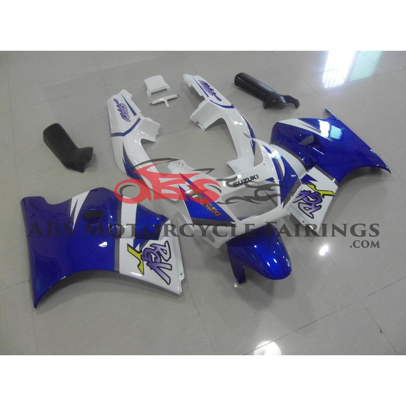 Blue & White 1991-1996 Suzuki RGV250 VJ22 Blue & White Clear (Injection Mold) Select Bolt Kit