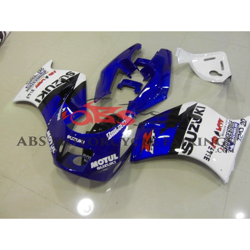 Bridgestone Blue & White Suzuki RGV250 VJ21 Bridgestone Blue & White Clear (Injection Mold) Select Bolt Kit