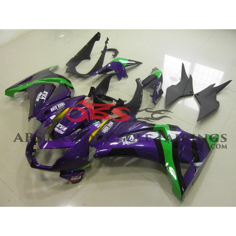 Fairings for Kawasaki Ninja 250R (2008-2013) Purple EVA No Seat Cowl No Bolt Kit No Tank