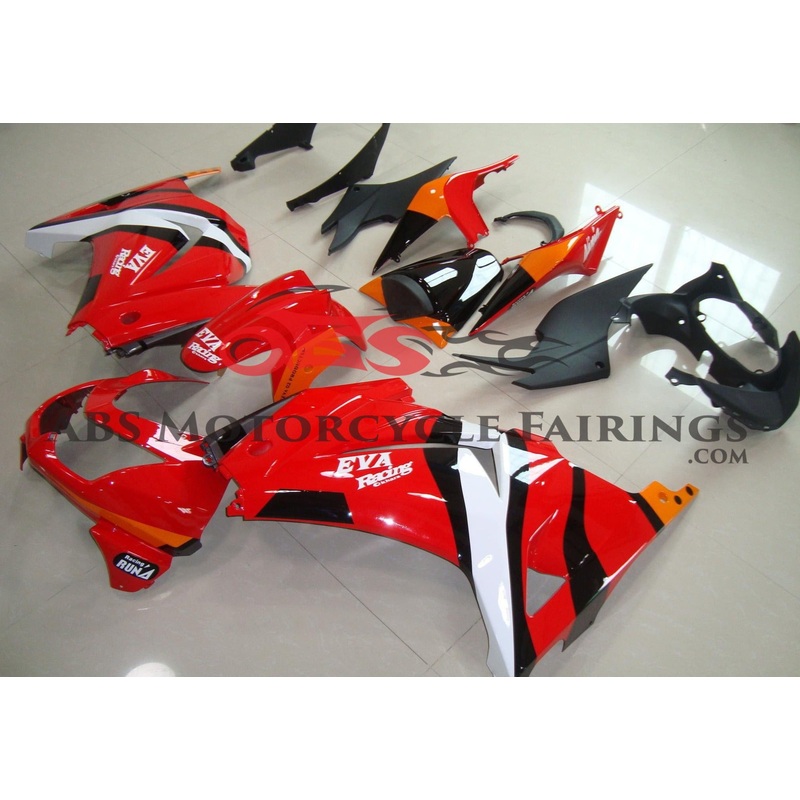 Fairings for Kawasaki Ninja 250R (2008-2013) Red, White, Black, Orange EVA No Seat Cowl No Bolt Kit No Tank