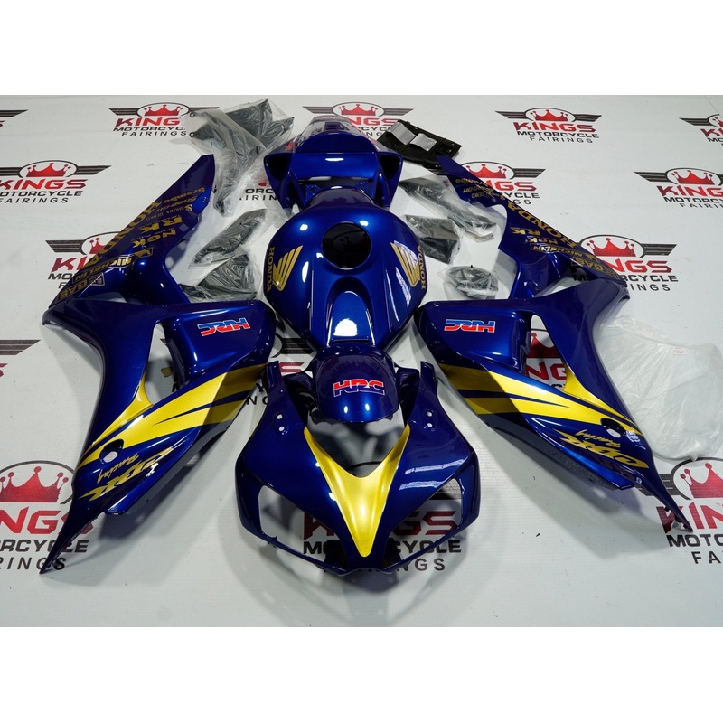 Honda CBR1000RR (2006-2007) Dark Blue & Gold Fairings No Seat Cowl No Bolt Kit No Tank