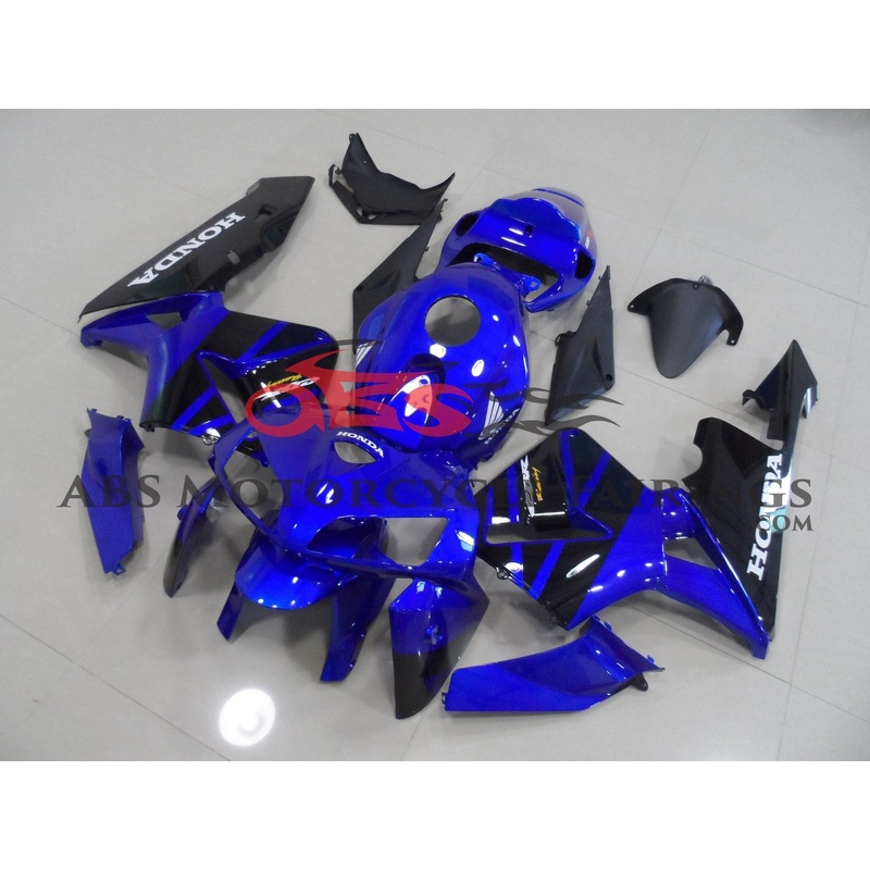 Honda CBR600RR (2005-2006) Blue & Black Fairings No Seat Cowl No Bolt Kit No Tank