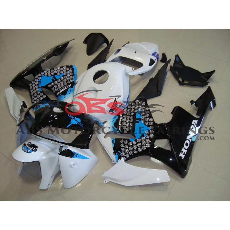 Honda CBR600RR (2005-2006) White, Black, Blue Limited Edition Fairings No Seat Cowl No Bolt Kit No Tank