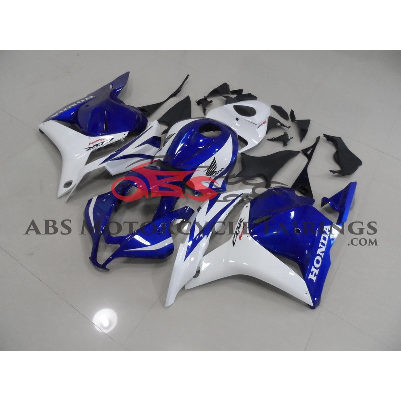 Honda CBR600RR (2009-2012) Blue & White Fairings No Seat Cowl No Bolt Kit No Tank