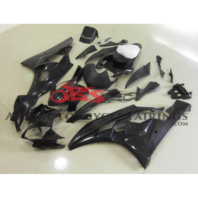 Yamaha YZF-R6 (2006-2007) Black Fairings No Seat Cowl No Bolt Kit No Tank