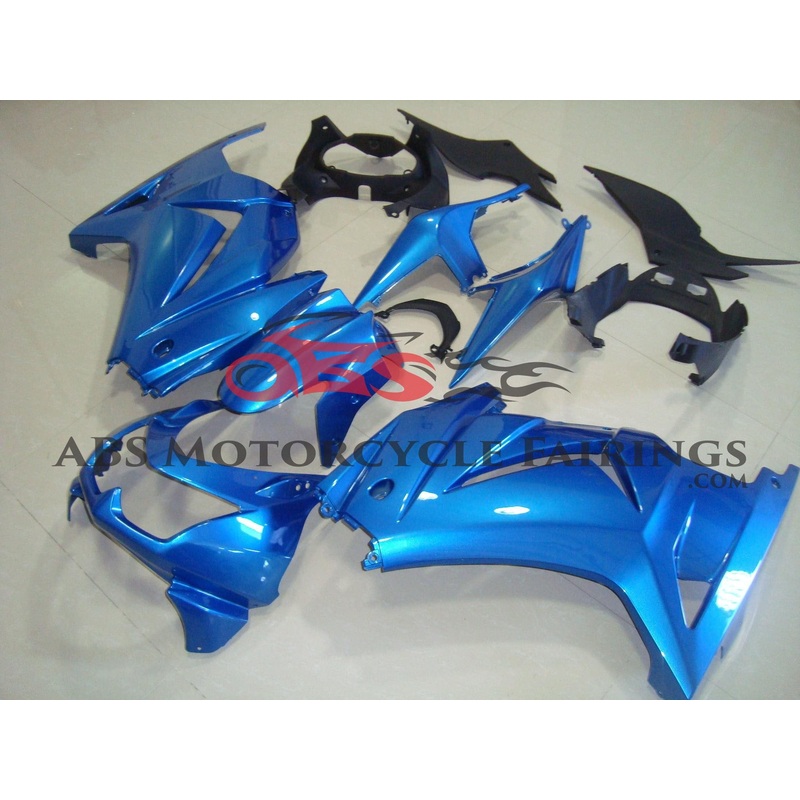 Fairings for Kawasaki Ninja 250R (2008-2013) Blue No Seat Cowl No Bolt Kit No Tank