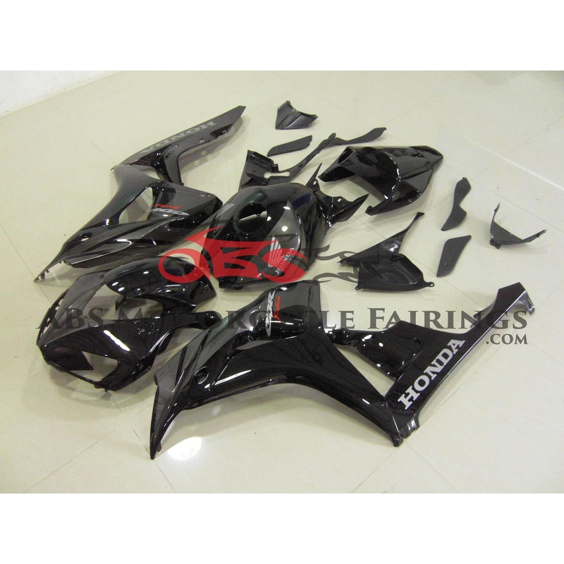 Honda CBR1000RR (2006-2007) Black & Gray Fairings No Seat Cowl No Bolt Kit No Tank