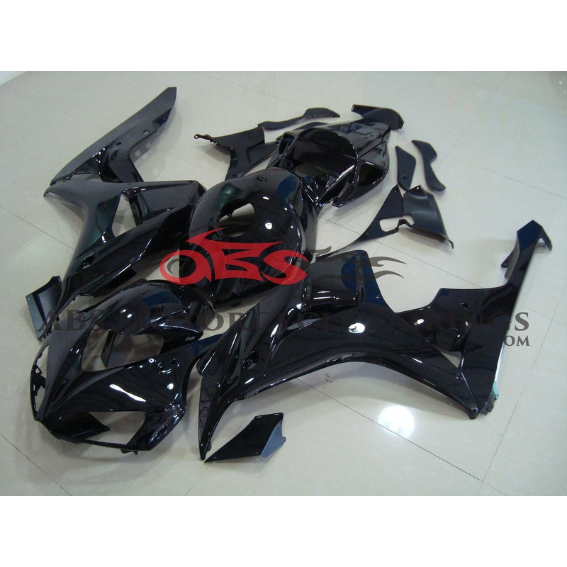Honda CBR1000RR (2006-2007) Gloss Black Fairings No Seat Cowl No Bolt Kit No Tank