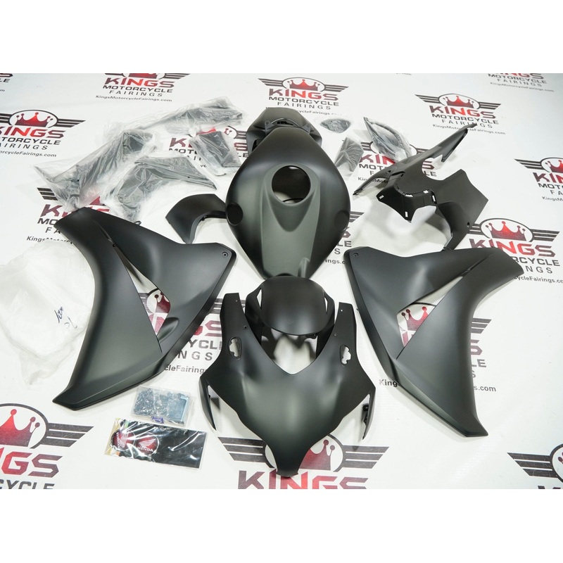 Honda CBR1000RR (2008-2011) Matte Black Fairings No Seat Cowl No Bolt Kit No Tank