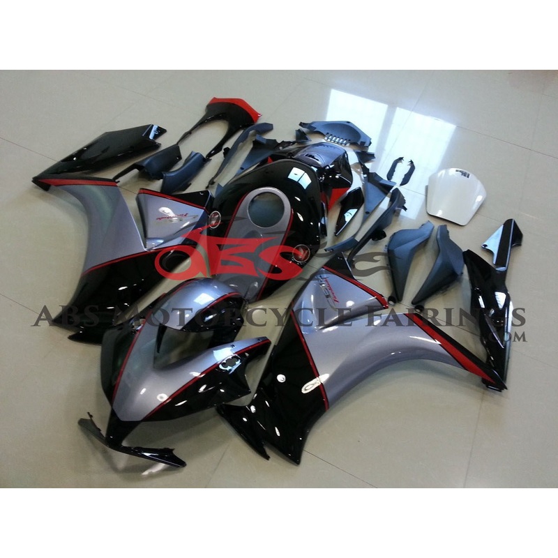 Honda CBR1000RR (2012-2016) Black, Gray & Red Fairings No Seat Cowl No Bolt Kit No Tank