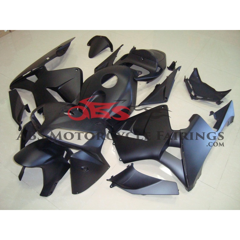 Honda CBR600RR (2005-2006) All Matte Black Fairings No Seat Cowl No Bolt Kit No Tank