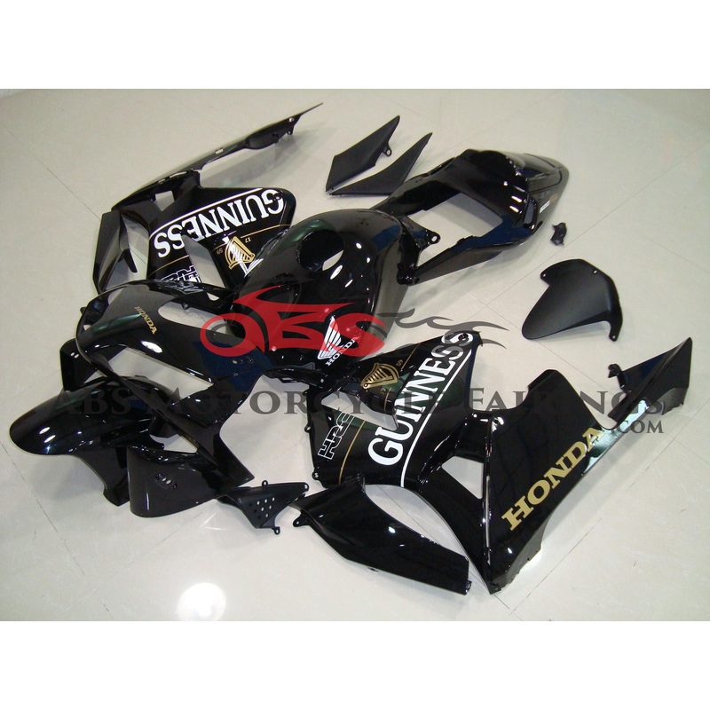 Honda CBR600RR (2005-2006) Black & Gold Guinness Fairings No Seat Cowl No Bolt Kit No Tank