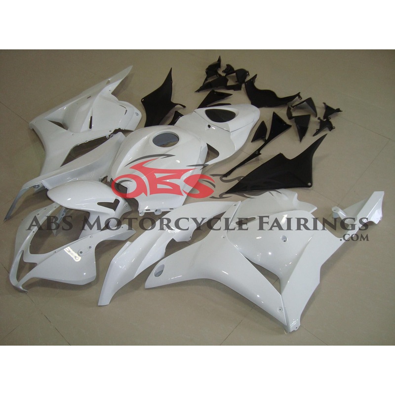 Honda CBR600RR (2009-2012) All White Fairings No Seat Cowl No Bolt Kit No Tank