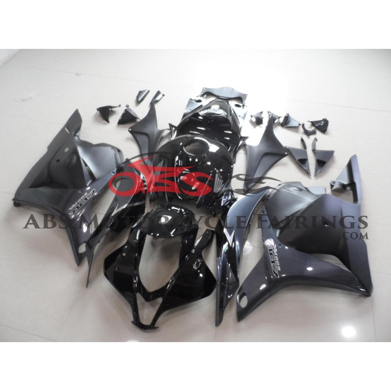 Honda CBR600RR (2009-2012) Black & Gray Fairings No Seat Cowl No Bolt Kit No Tank