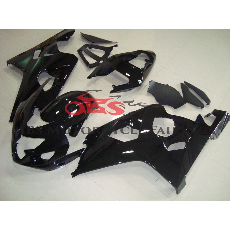 SUZUKI GSXR750 (2004-2005) Black Fairings No Seat Cowl No Bolt Kit No Tank