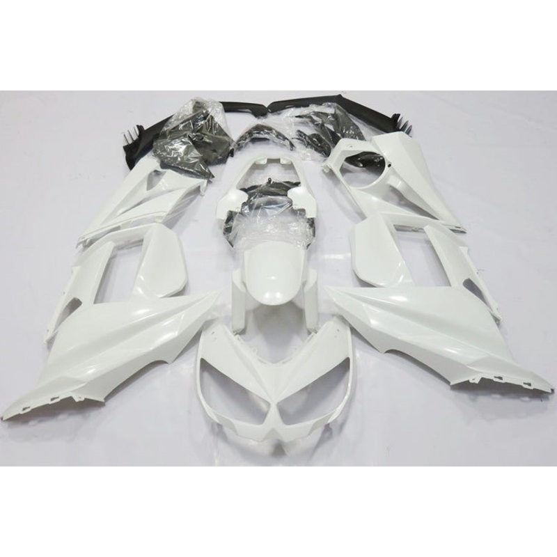 WHITE FAIRING KIT FOR 2014-2016 KAWASAKI NINJA 1000 Clear (Injection Mold) Fairing Bolt Kit + $24.95