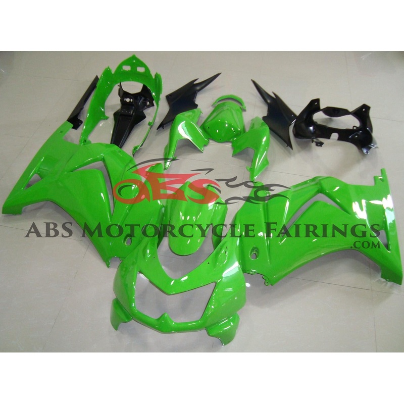 Fairings for Kawasaki Ninja 250R (2008-2013) Neon Green No Seat Cowl No Bolt Kit No Tank