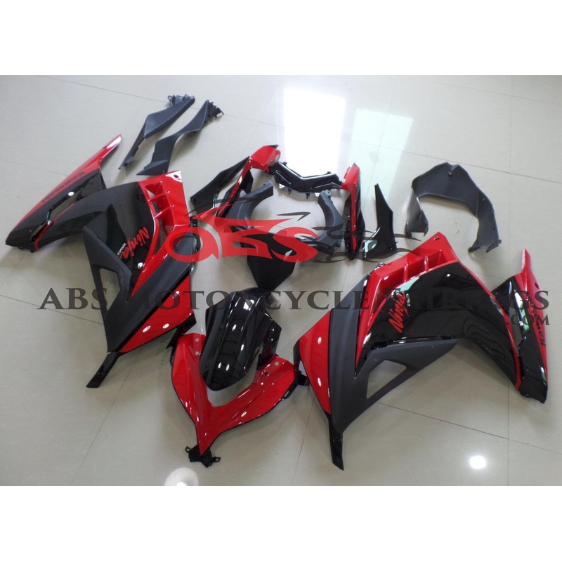 Fairings for Kawasaki Ninja 300 (2013-2024) Red, Black, Matte Black No Tank No Seat Cowl No Bolt Kit