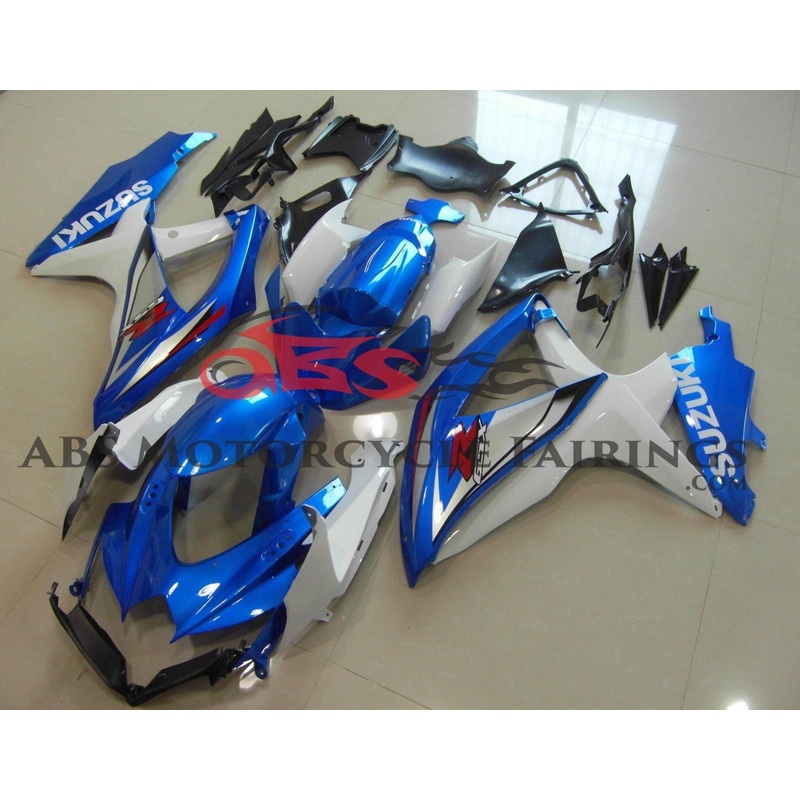 Suzuki GSXR600 (2008-2010) Blue, White & Red Fairings No Seat Cowl No Bolt Kit No Tank