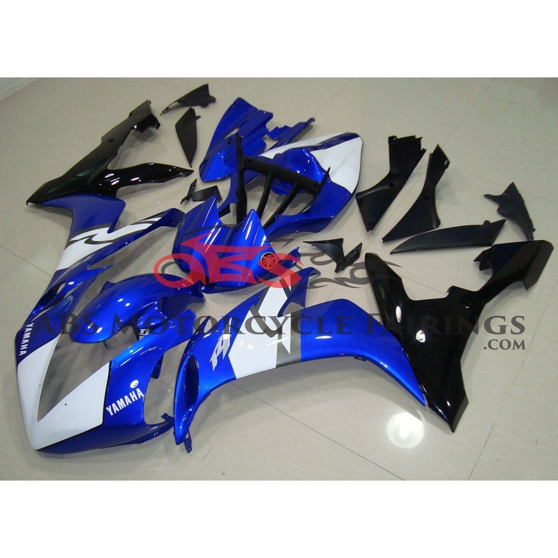 Yamaha YZF-R1 (2004-2006) Blue, White & Black Race Fairings No Seat Cowl No Bolt Kit No Tank