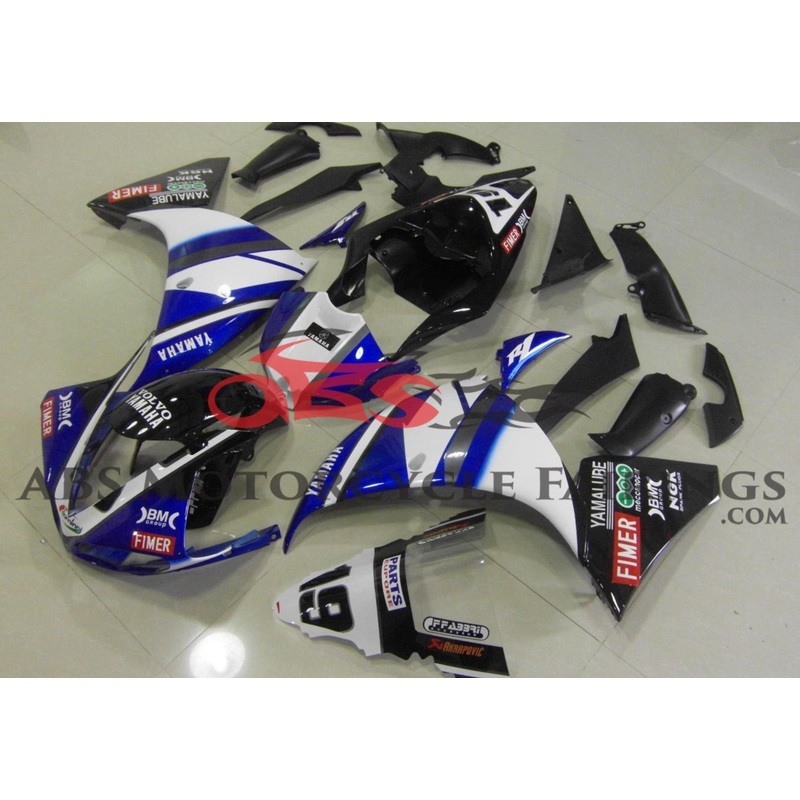 Yamaha YZF-R1 (2012-2014) Blue, White & Black Fairings No Seat Cowl No Bolt Kit No Tank