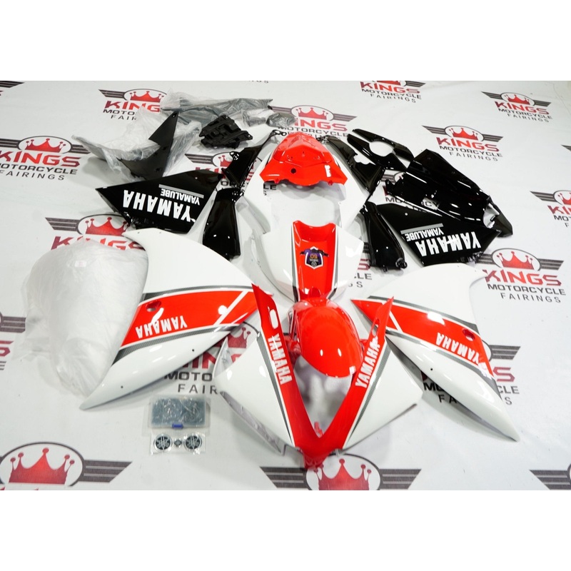 Yamaha YZF-R1 (2012-2014) Red, White, Black Fairings No Seat Cowl No Bolt Kit No Tank