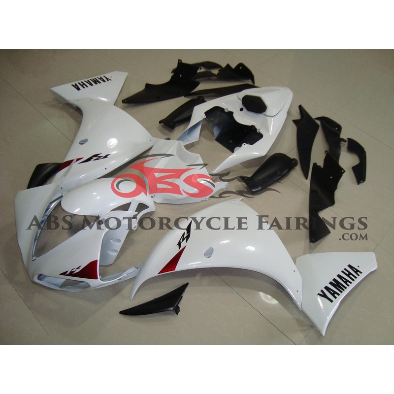 Yamaha YZF-R1 (2012-2014) White & Red Fairings No Seat Cowl No Bolt Kit No Tank