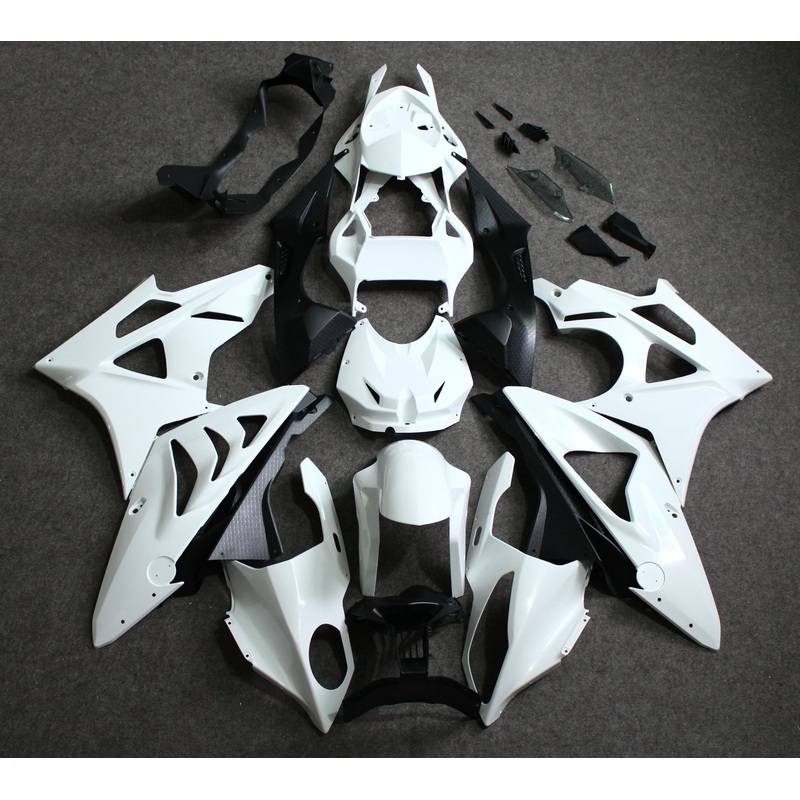 BMW S1000RR (2009-2014) White Fairings No Seat Cowl No Bolt Kit No Tank