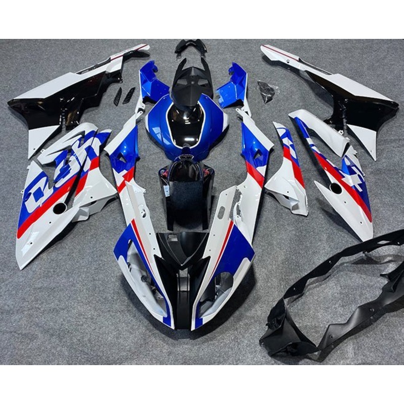 BMW S1000RR (2019-2022) White, Blue, Red, Black Fairings No Seat Cowl No Bolt Kit No Tank