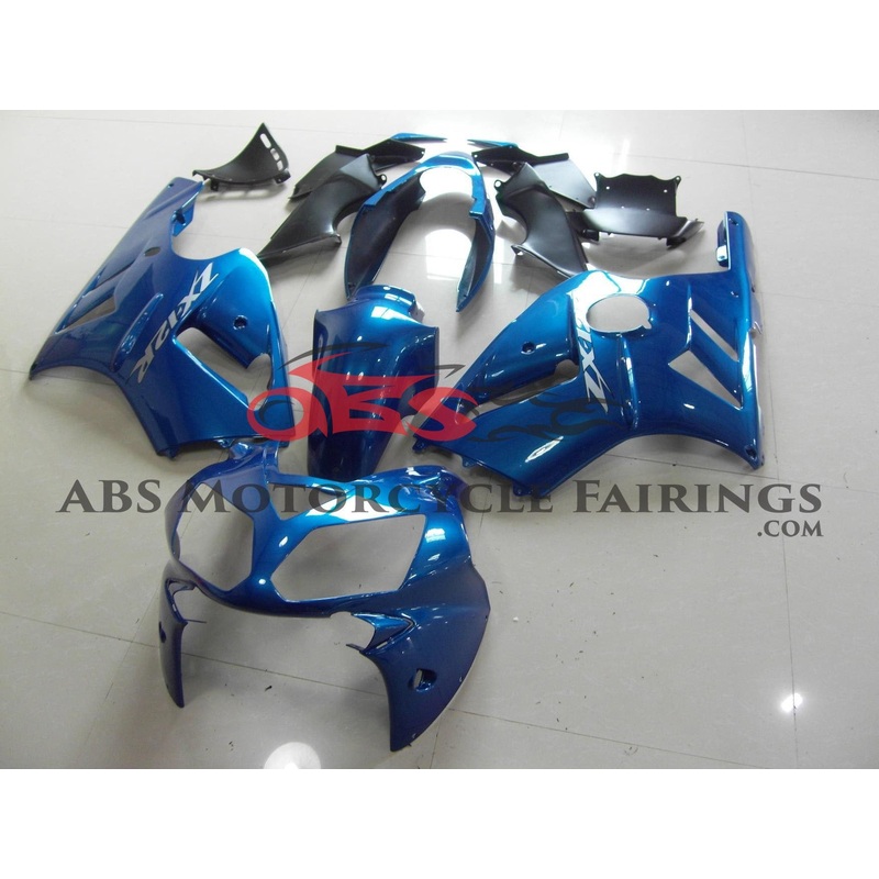 Fairing kit for a Kawasaki ZX12R (2000-2001) Blue No Seat Cowl No Bolt Kit No Tank