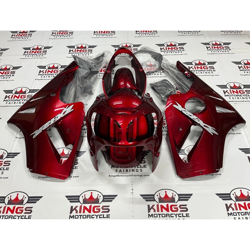 Fairing kit for a Kawasaki ZX12R (2000-2001) Candy Apple Red No Seat Cowl No Bolt Kit No Tank