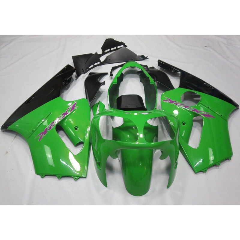 Fairings for Kawasaki Ninja ZX12R (2002-2006) Green, Black, Purple No Seat Cowl No Bolt Kit No Tank