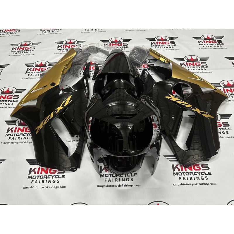 Fairings for Kawasaki ZX12R (2000-2001) Gold, Black No Seat Cowl No Bolt Kit No Tank