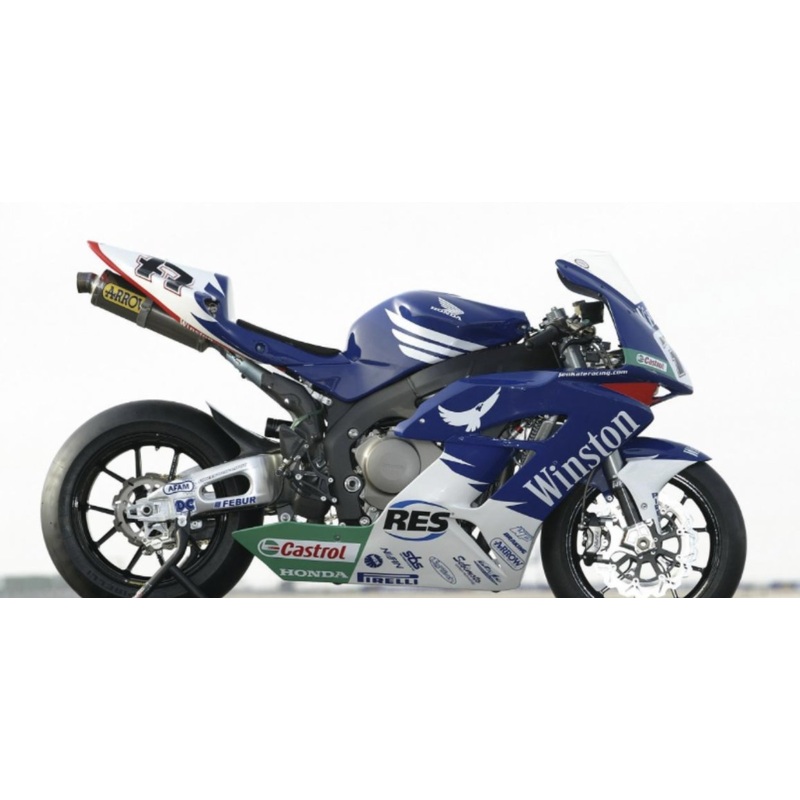 Honda CBR1000RR (2006-2007) Blue & White Winston Race Fairings No Seat Cowl No Bolt Kit No Tank